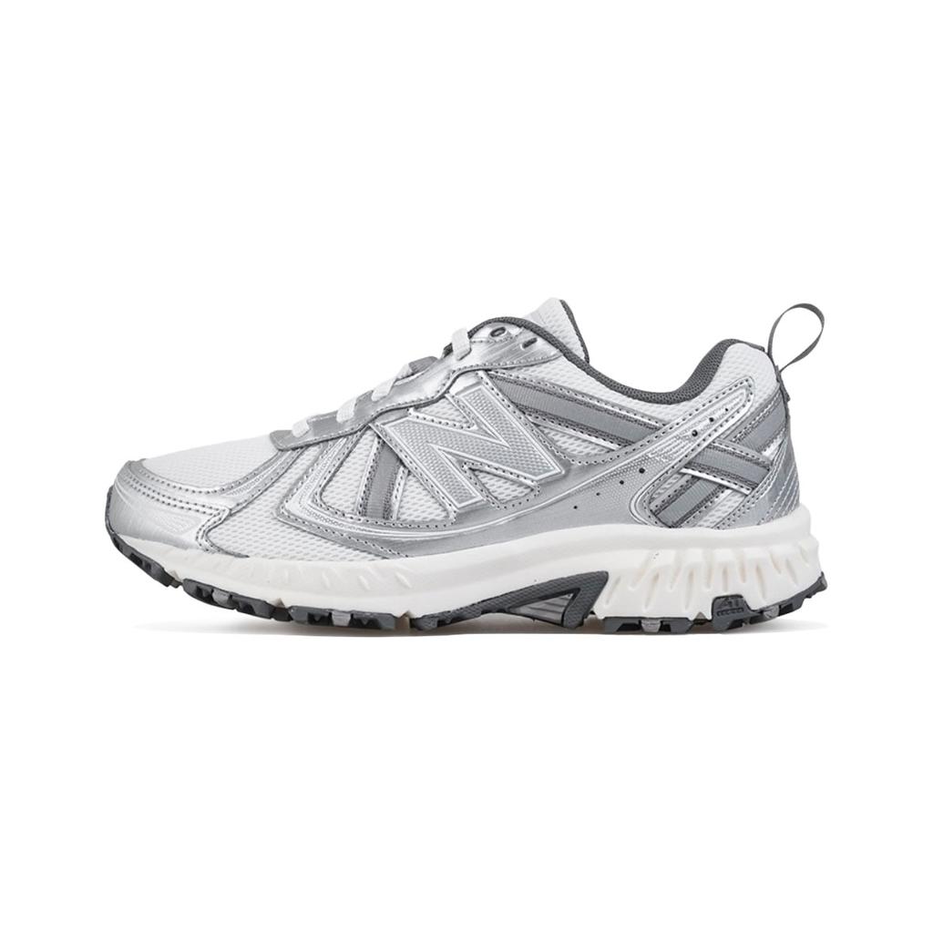 New Balance NB 410 V5 Cushioning Abrasion Resistant Low top Running Shoes Unisex Silver Black MT410KM5(Team113-S-BOX)