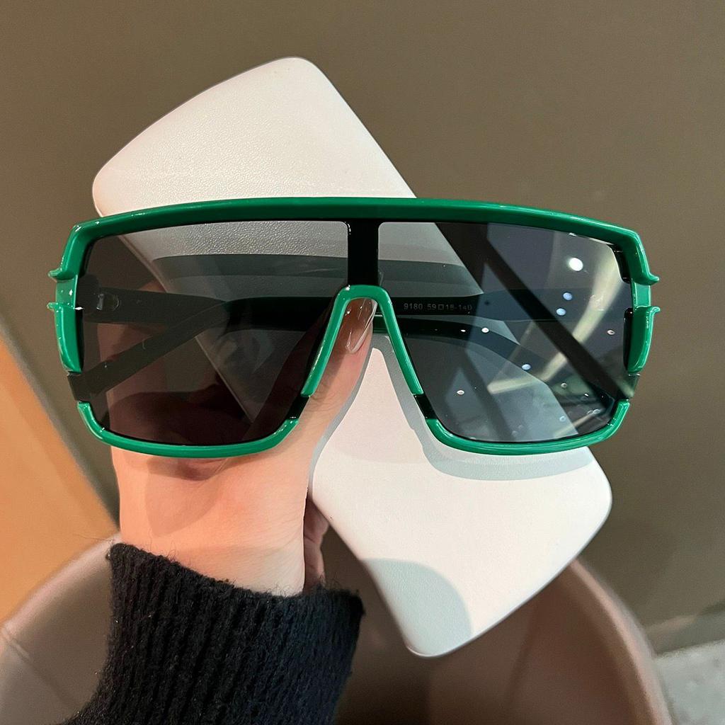 Luxury Y2K Sunglasses Women Men Vintage Punk Big Frame Shades Sport Riding Goggle UV400 Trendy Designer