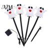 LED Pathway Lighting 4Pcs/Set Halloween Solar Ghost Stake Light, 4-in-1 Pumpkin with Powered Yard Stakes Lights, Waterproof Decorative