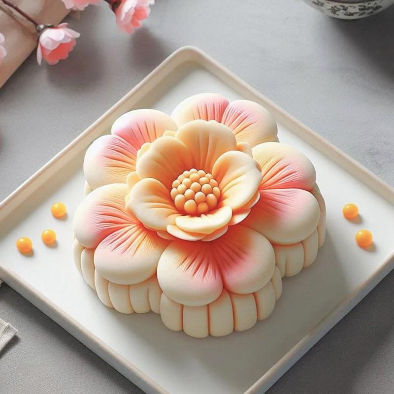 3D Silicone Molds For Diy Flowers Fondant Cupcake Chocolate Candy Ice Cream Sugar Desserts Candle Soap Plaster Resin Mold