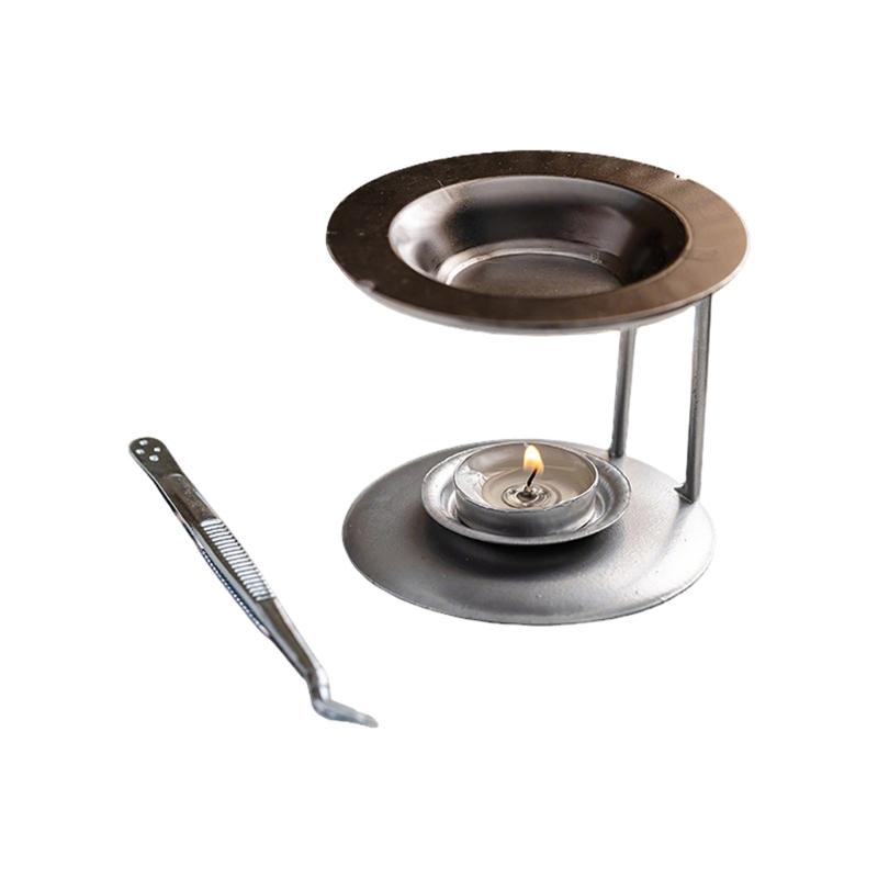 Wax Melt Burners Essential Oil Burners,Iron Oil Burners Tealight Wax Warmer Aromatherapys Holder Candle Scented Diffuser