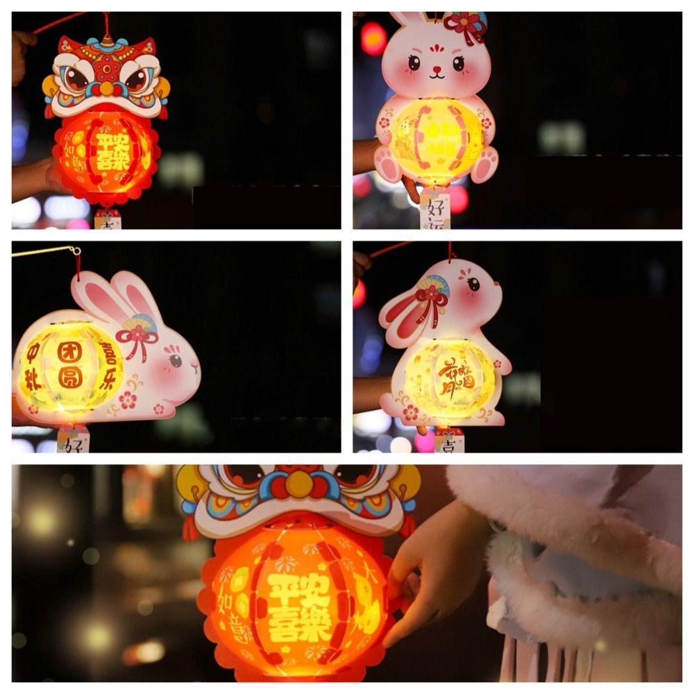 

Luminous Mid-Autumn Festival lantern Hanging Rabbit Lanterns Portable Kids