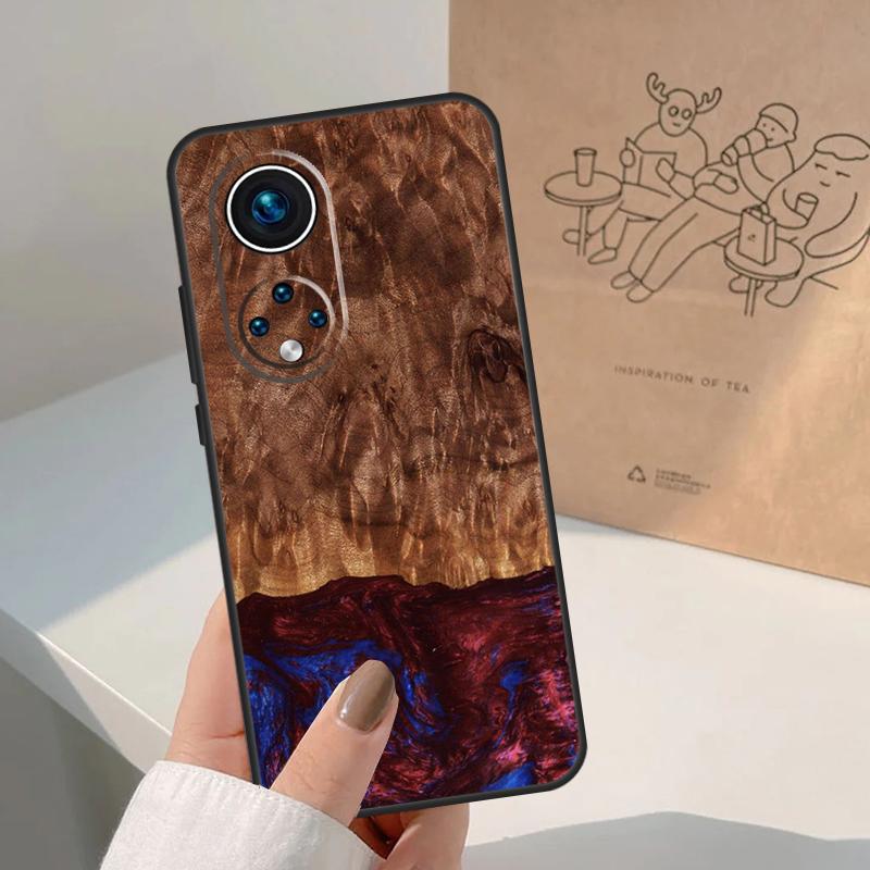 Hybrid Wood Resin For Honor Magic 8 Pro 7 6 5 Lite Case For Honor Win RT 200 400 50 70 90 X8b X9a X9b X9c X9d