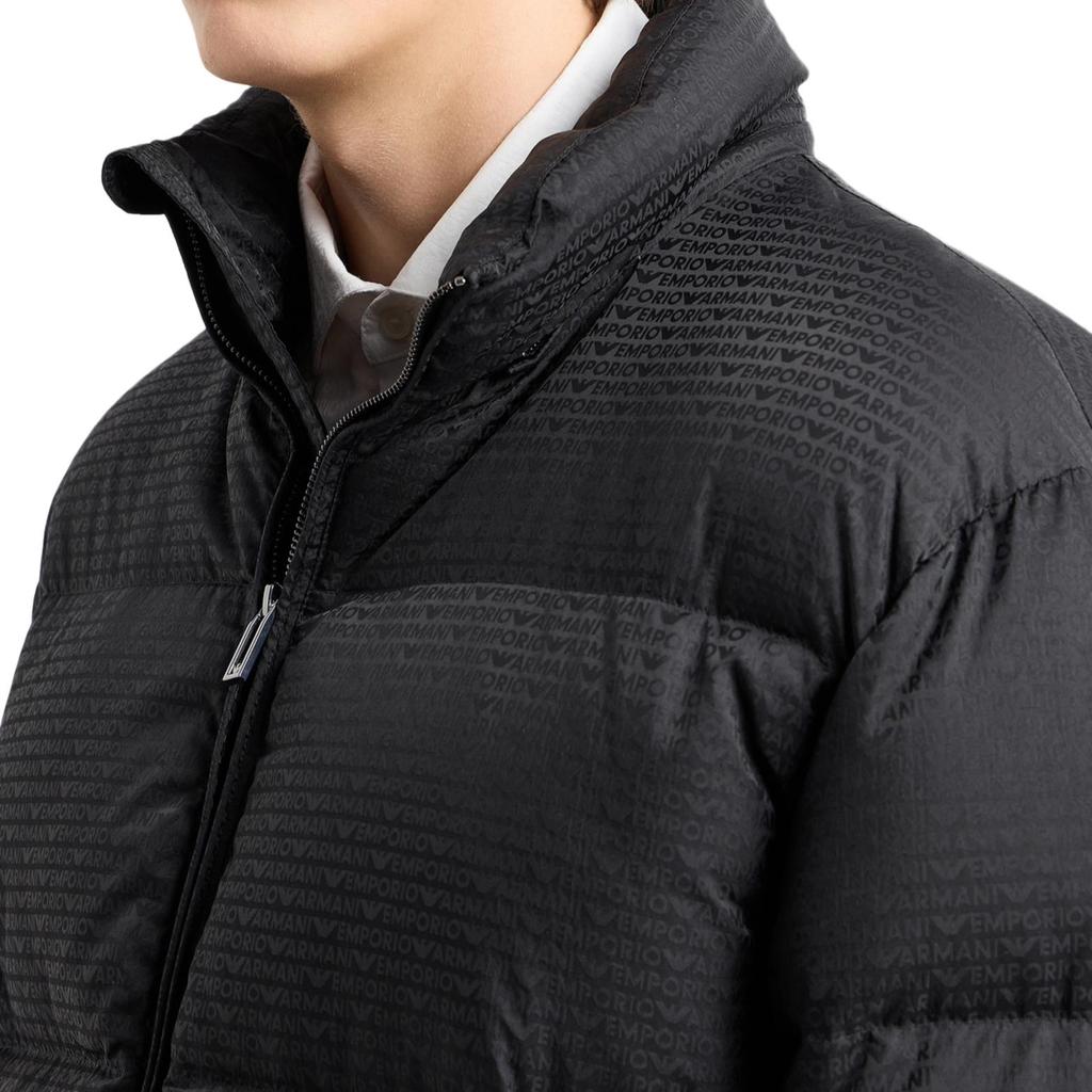EMPORIO ARMANI Monogram Printed Down Jacket 6D1BC3-1NNXZ-0999