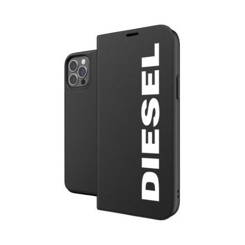 Diesel Booklet Case Core Iphone 12/12Pro Schwarz-Weiß/Black-White 42486