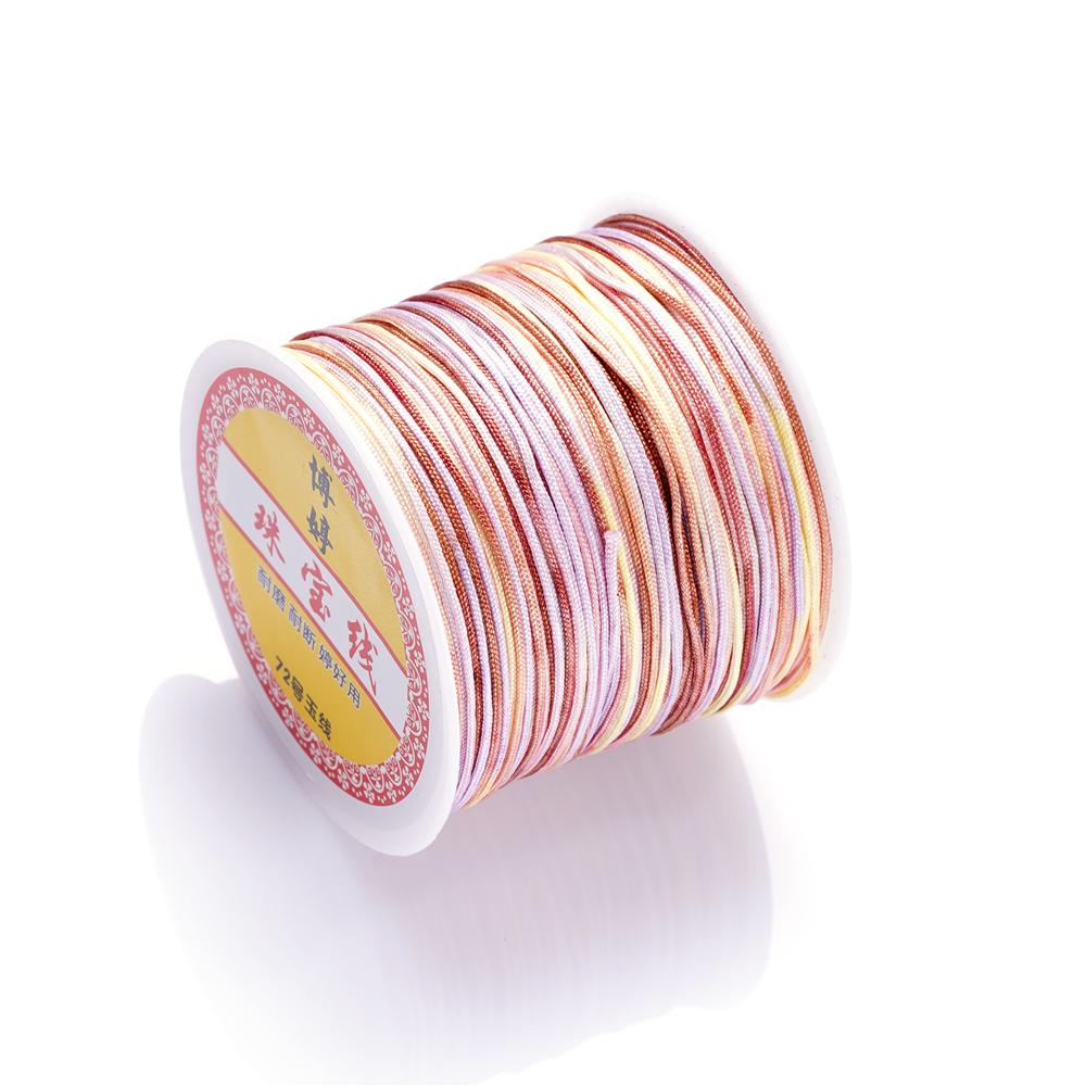 30M/Rolle 0,8mm Nylonfaden Schnur Chinesische Knoten Quasten Schnur Armband Geflochtene Schnur für DIY Schmuckherstellung Zubehör Zubehör