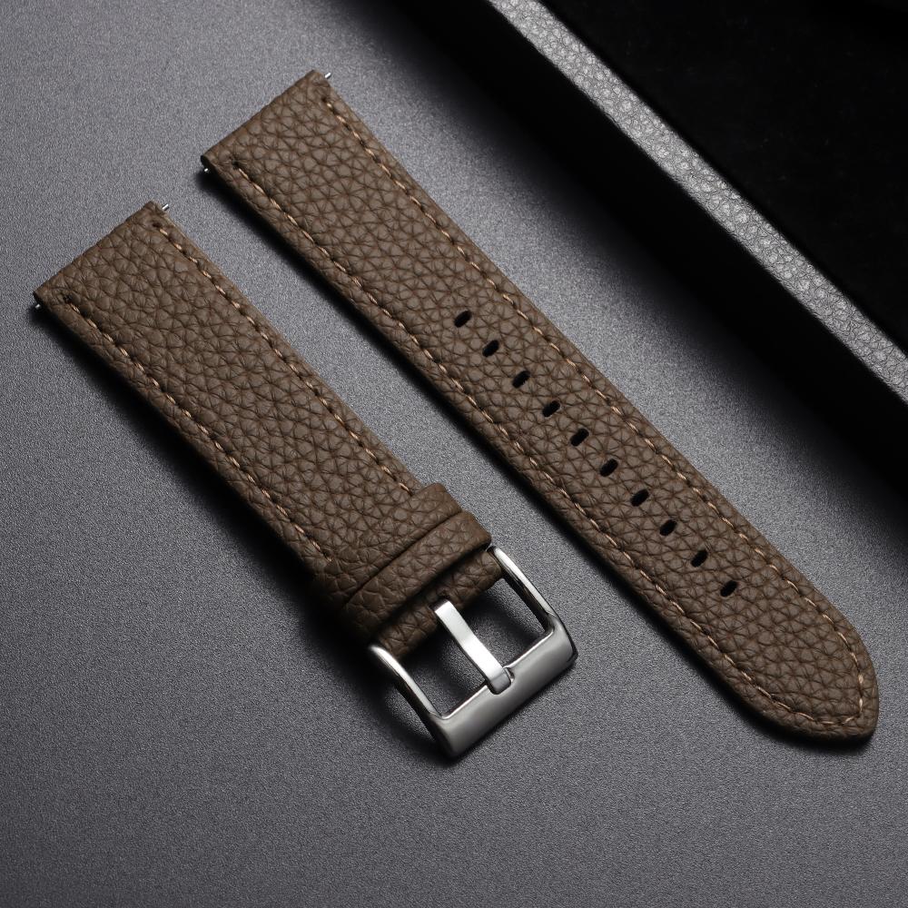 22mm Leather Watch Strap for HUAWEI Watch GT5/GT4/GT3 46MM Bracelet Watchbands Men's Women's Universal Replacment Wristband Belt