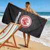 Eintracht Frankfurt Print Beach Towel, Large Soft Quick Dry Towel for Beach Camping Swimming