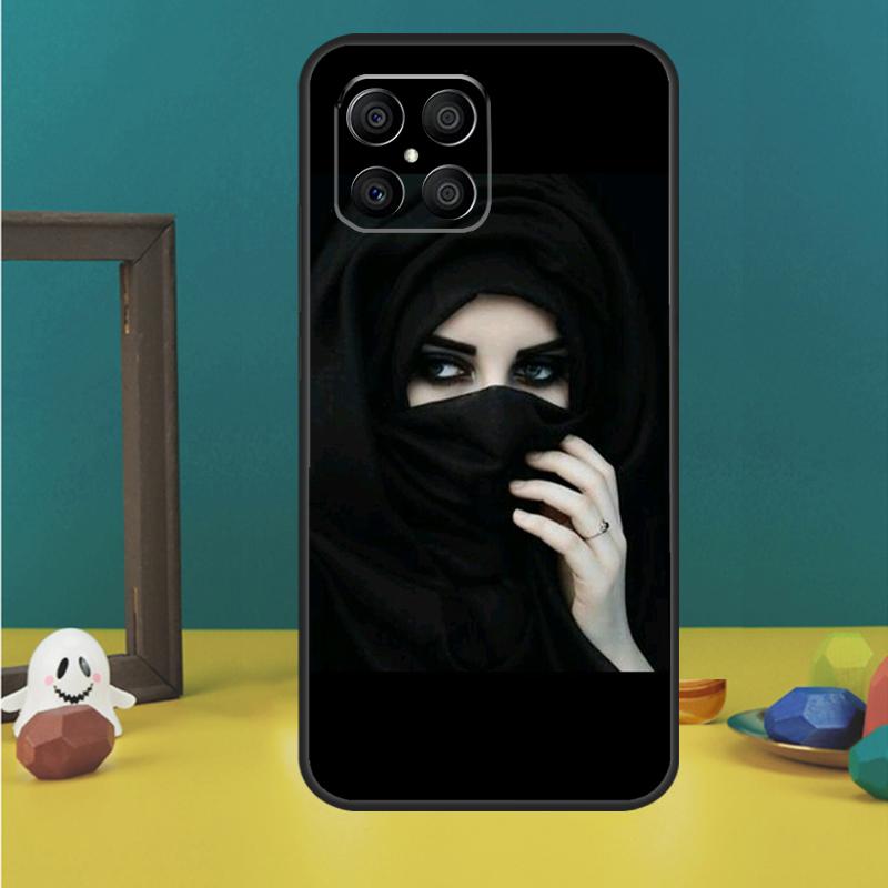 Muslim Islamic Arabic Hijab Girl Case For Honor 200 Lite Magic 7 6 5 Pro Honor X9c X9b X9a X8b X8a X8 X9 50 70 90 Lite Cover