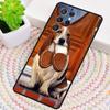 Basset hound aranyos rajzfilm kölyökkutya Telefon tok Samsung Galaxy note 10 pro S26 Ultra S23 S24 FE S25 S21 S22 PLUS-hoz Borító