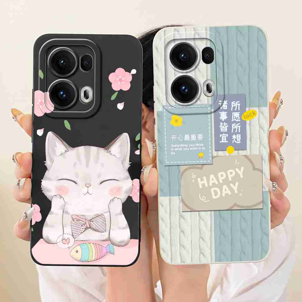 Petty Girl Hülle Für Oppo Reno13 Pro Hülle CPH2697 PKK110 Silikon Weiche Schutzhülle Für Oppo Reno13 Reno 13 Pro 5G Hüllen Tasche
