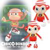 Chico Bon Bon Affen Plüschtier für Kinder Weich, Kuschelig und Interaktiv 30cm Stofftier