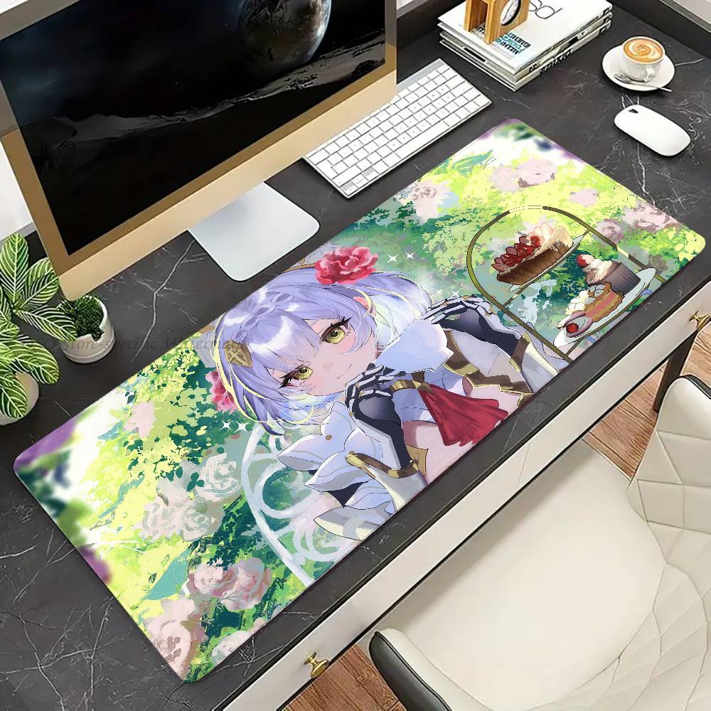 Noelle Anime G-Genshin Impact Mousepad Non-slip Suitable For Office Computers Laptops E-sports Game Desk Mats XXL Keyboard