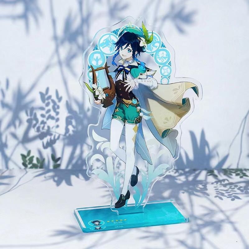 

Genshin Impact Support Акриловая игровая фигурка Сяо Хутао Райден Сёгун Чжунли Косплей Модель Доска Украшение стола… Еще