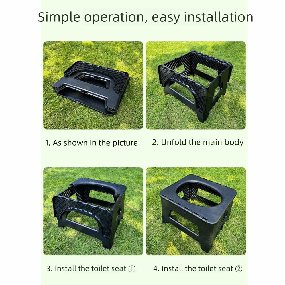 Emergency Mobile Toilet Odor-Proof Toilet Stool Portable Car Toilet  Outdoor Activities