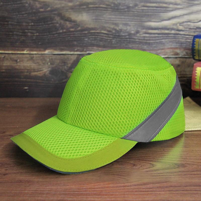 Net Cloth Hi Viz Anti Collision Hard Hat Work Safety Bump Cap Baseball Hat Style Without Helmet Hat Head Protection Repairing