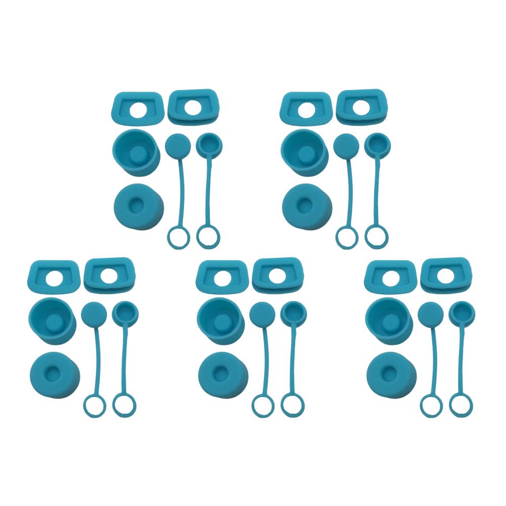 1-8er Set Silikon Auslaufsicherer Stopper für Stanley Cup 30oz/40oz 1.0 Becher Zubehör Wasserflasche Strohhalm Abdeckung Kappe Auslaufstopper