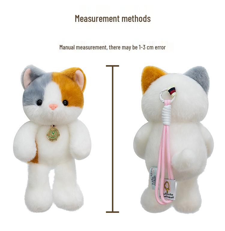 Adorable Teddy Bear & Bunny Plush Keychain for Kids – Perfect Schoolbag Charm & Gift for Girls