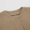 2023 Merlad Style Brown Woolen Coat: European & American Autumn/Winter Short Women's Top
