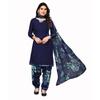 Yashika Women' Crepe Printed Unstitched Salwar Suit Dress Material With Dupatta(NEWBLUE FLOWER)