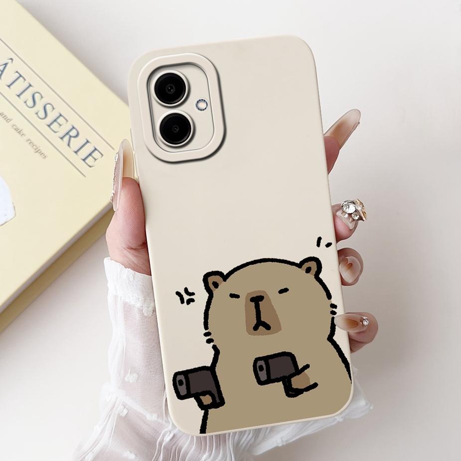 For Samsung Galaxy A06 Case SM-A065F Cute Panda Cartoon Cover Shockproof Phone Case For Samsung A06 A 06 GalaxyA06 4G Soft Shell