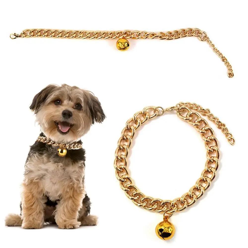 Premium Not Fade Puppy Pet Accessory Cat Accessory Small Dog Dog Necklace Dog Gold Chain Pet Chain Cat Collar