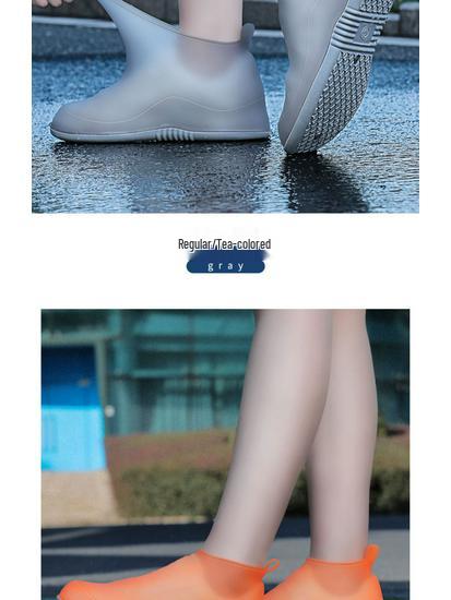 Unisex Waterproof Non-Slip Silicone Rain Boot Covers for Hiking