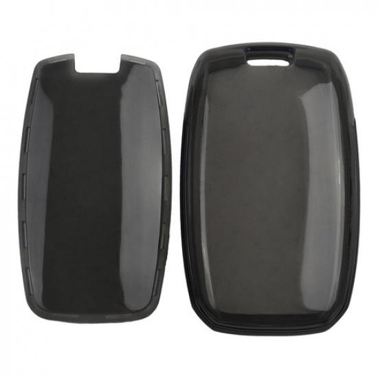 Slim Key Holder for Kia Sportage Optima Sorento Soul Transparent Black