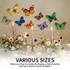 12 Pcs 3D Butterfly Wall Stickers Reusable Wall Sticker Waterproof Wall Sticker Decor Luminous Double-layer Butterfly Decoration