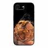 For iPhone 16e 2025 Case 16 E Coque Flowers Black Silicone Soft Back Cover Case For iPhone 16e Phone Cases 6.1" Funda Shockproof