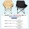 YOGOTO Outdoor Camping Chair, Foldable, Compact, 100kg Weight Capacity, Portable, Great for Hiking, Fishing, BBQs, Sports Days, and Watching (Black)
