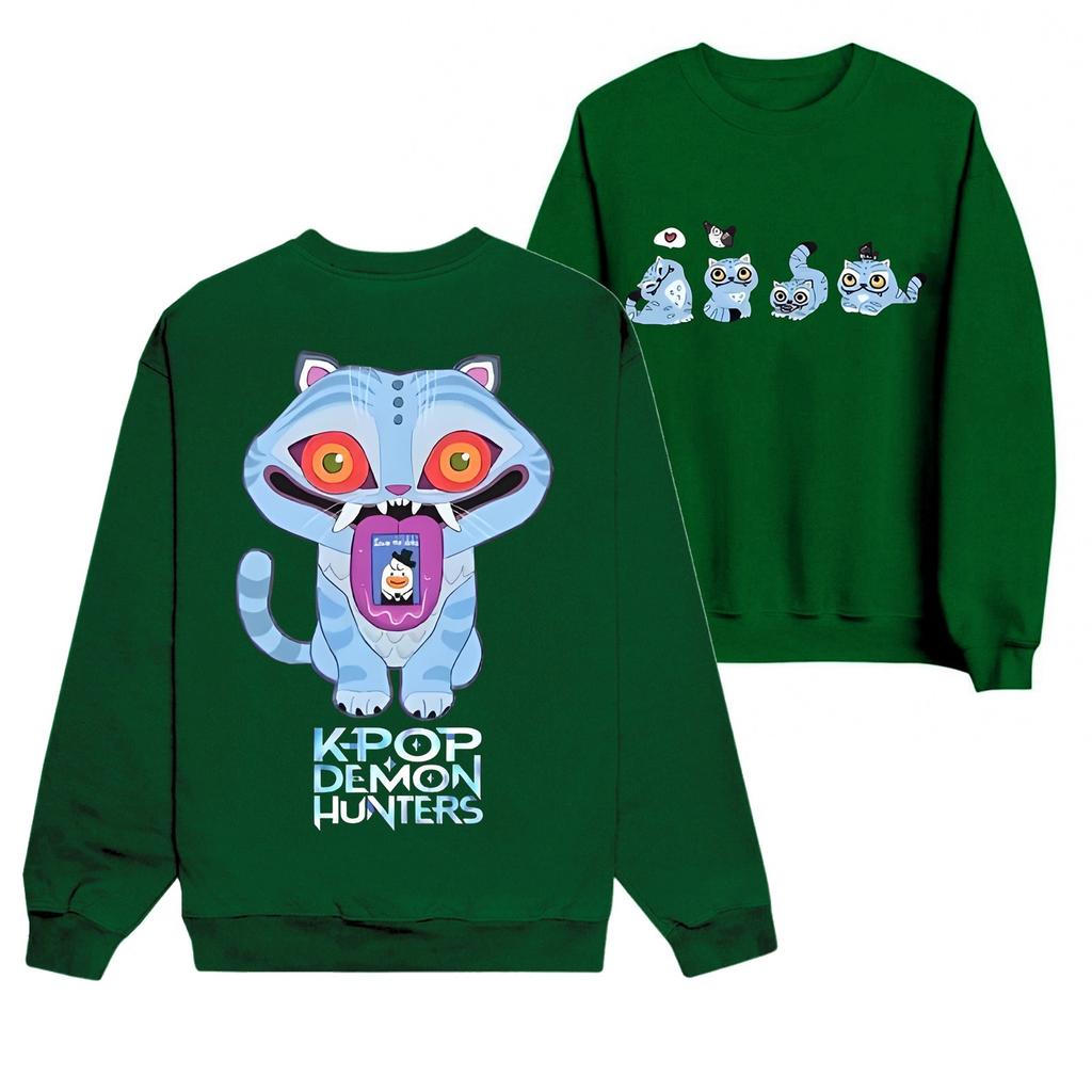 Women's Fashion Casual Print Casual Long Sleeve Round Neck Sweatshirt Top