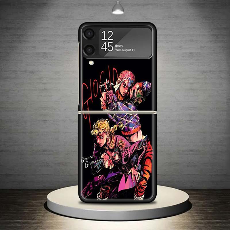 JoJo Adventure Guido Mista Phone Case For Samsung Galaxy Z Flip 7 6 5 4 3 5G Shockproof Cover Z Flip7 Flip6 ZFlip5 Flip3 Flip4 L