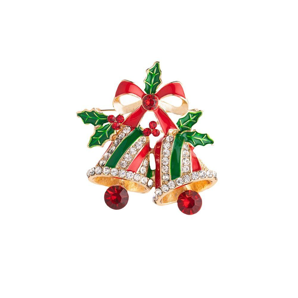 Boots Xmas Enamel Pin Versatile Christmas Oil Drop Brooch Cute Christmas  Brooch  Lady