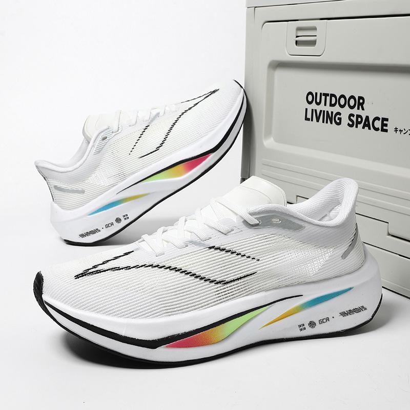 Feidian 4C carbon board ultra-light student junior high school student running shoes male breathable professional racing shock absorption older chil