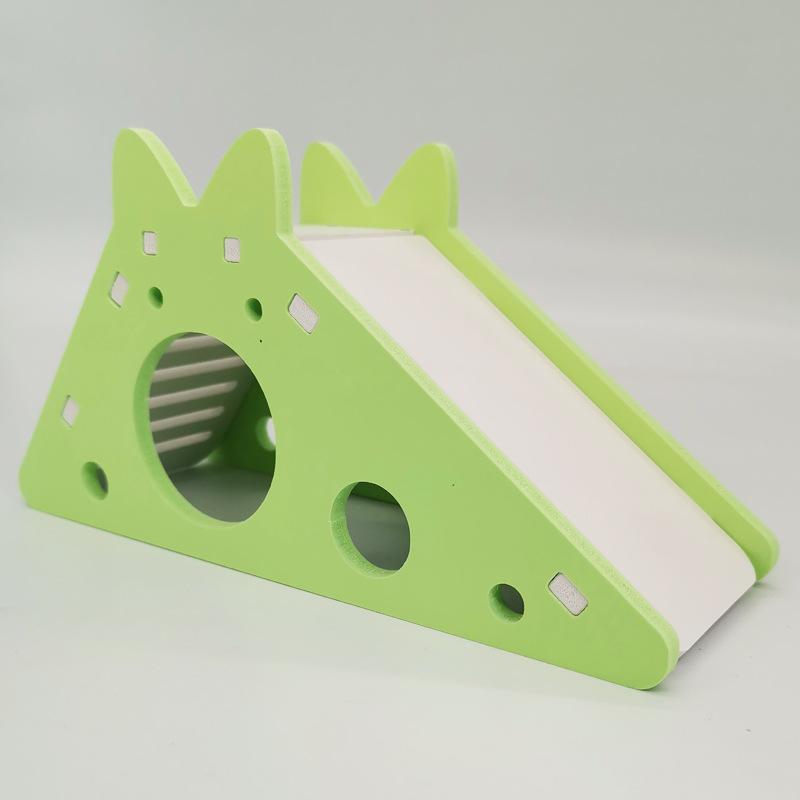 Hamster Toy Den Slide House PVC Colored House Sleeping Golden Bear Shelter House Landscaping Climbing Ladder Villa All Seasons