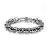S925 Silver Six Character Mantra Bracelet for Men Women High Quality Retro Trend Jewelry Gift Factory Price