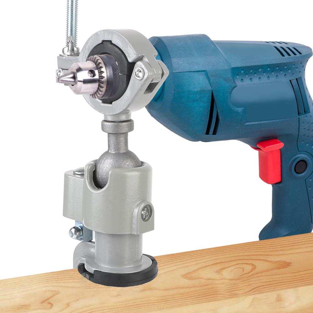 Stand Bench Vise Clamp Electric Drill Stand Holder Bracket Rotating Table Vise Swivel Multifunctional Used For Dremel Mini Drill Die Grinder