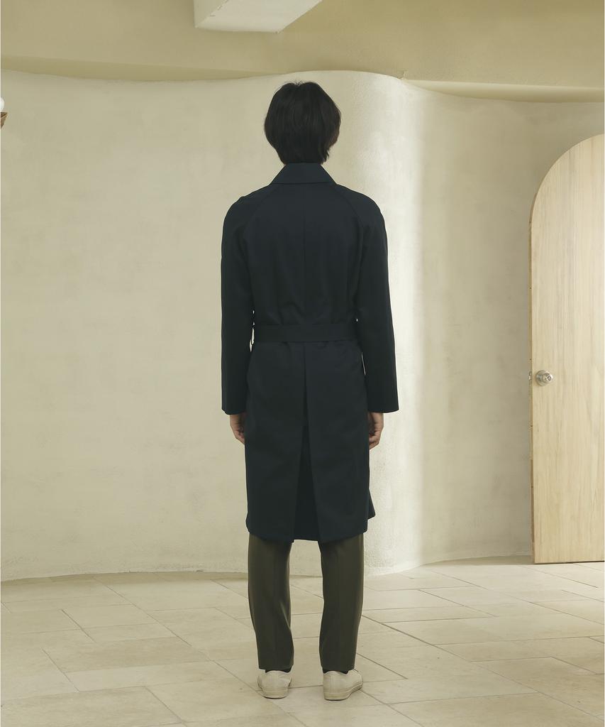 Fillchic Raglan Belted Coat (Navy)