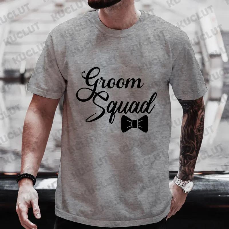 Team Future Groom Squad Tees Best Man T Shirt Boyfriend Single Farewell Bachelor Stag Party Evg Tshirt Wedding Graphic Y2k Tops