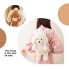 Teddy Dog Plush Backpack - Cute Double Shoulder Bag for Kids, Perfect Gift and Stylish Accessory