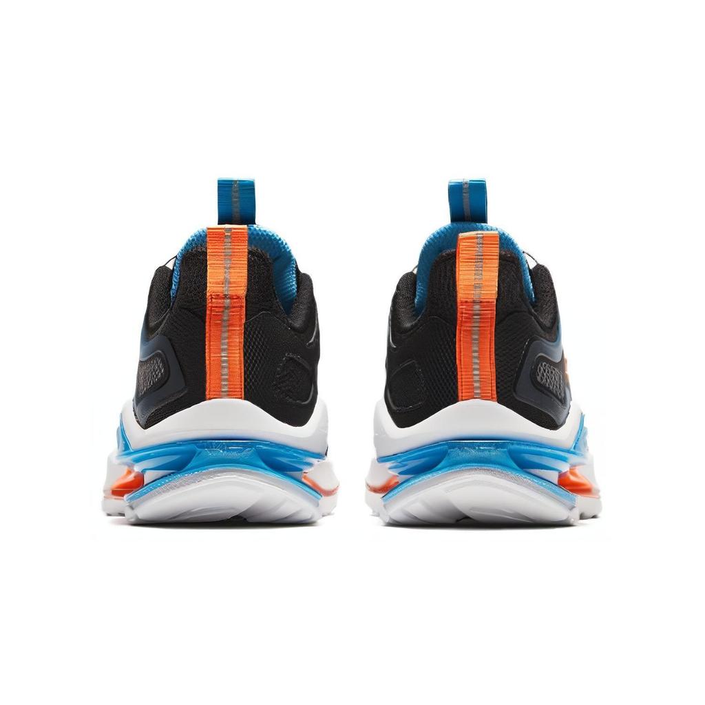 Anta Kids Round Head Knob Shock Absorbing Wear Resistant Low Top Running Shoes Kids Running Shoes Silver Black Green 312415532-3