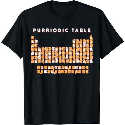 Purriodic Table Cat Funny T-Shirt