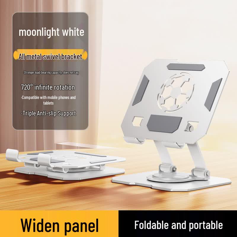 XinChen 720° Rotating Foldable Height-Adjustable Metal Stand