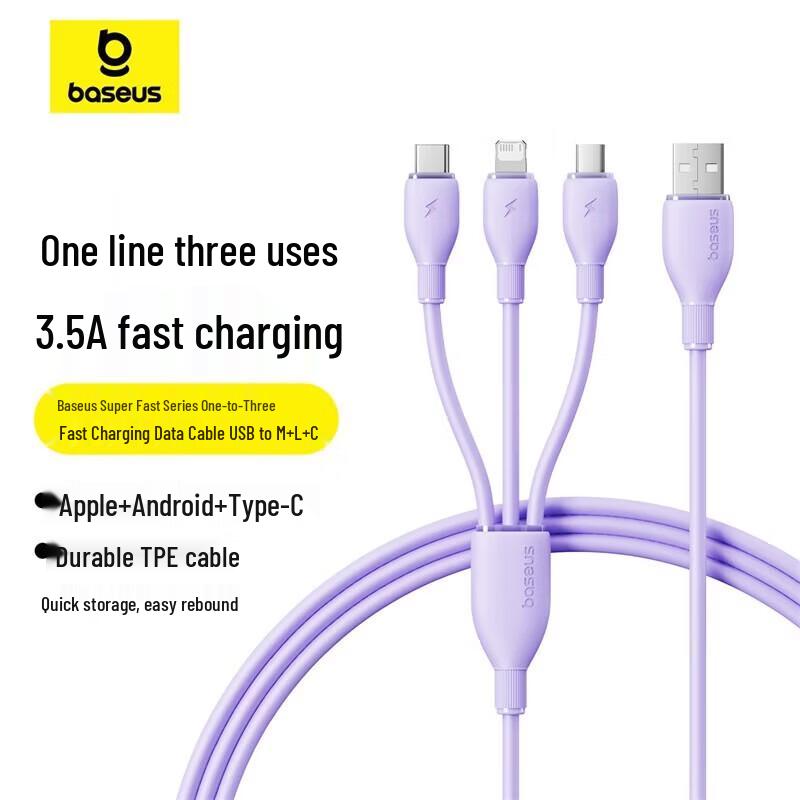 Baseus 3-in-1 Fast Charging Cable