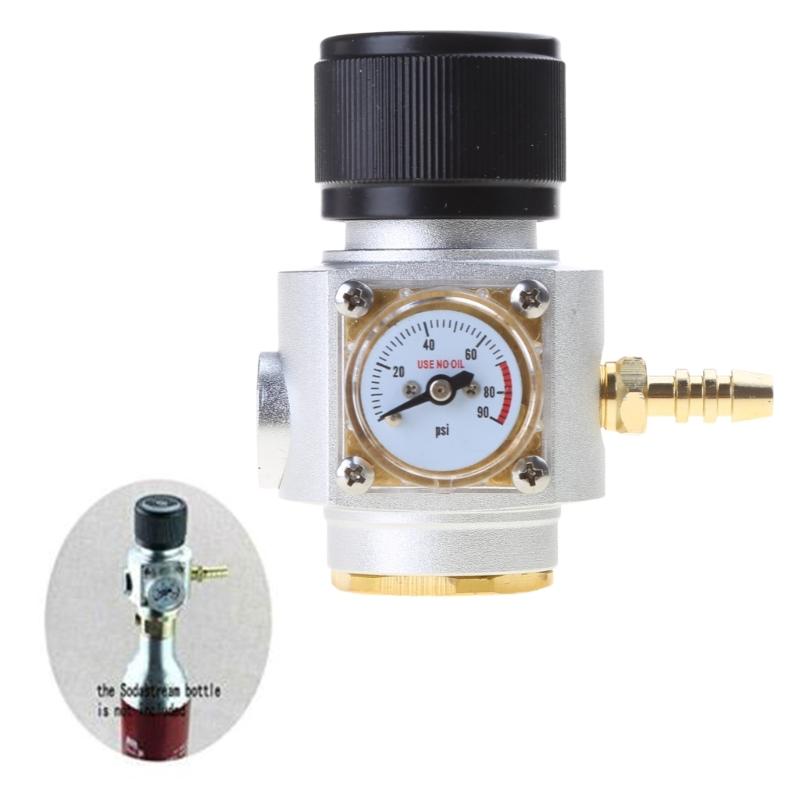 Small Gas Regulator Gas Pressure Gauge Pressure Control Fitting Quick Connector