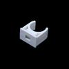 200Pcs White U-Shaped Clamp For Conduit Leak-Proof Water Pipe Securement Hose Brackets With 16/20/25Mm Inner Diameter