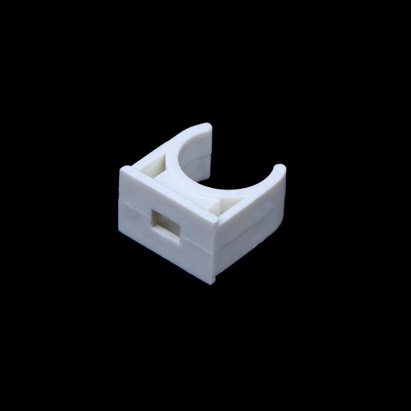 200Pcs White U-Shaped Clamp For Conduit Leak-Proof Water Pipe Securement Hose Brackets With 16/20/25Mm Inner Diameter