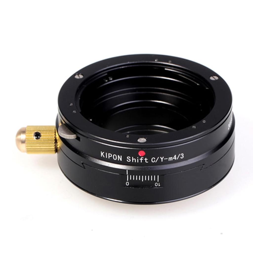 KIPON mount lens to Micro Four Thirds mount adapter with shift mechanism SHIFT Contax/Yashica C/Y-m4/3