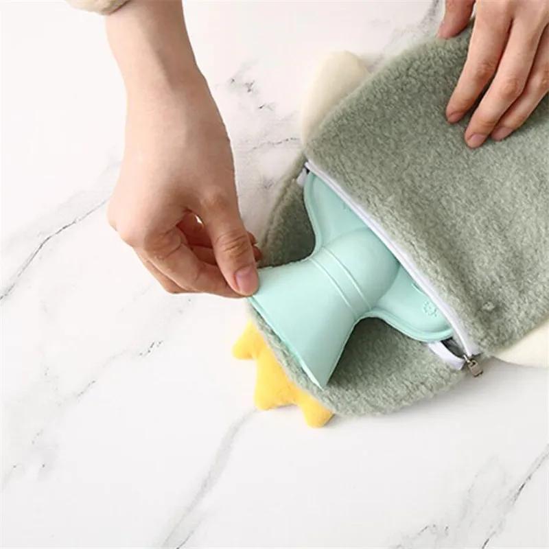 1 Piece Hand Warmer Safe Water-filling Hot Water Bottle with Koala Plush Cover Household Items 350ml Hot Water Container Winter